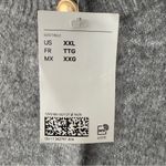 H&M  Gray Sleeveless Gold Button-Up Sweater Vest Academia Preppy Business Casual Photo 6