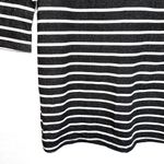 Bar III NWT Miami Black & White Striped Knit Knee Length Dress Photo 4