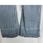 Lysse  Daria Contrast Hem Denim Pattern Legging Pinstripe Fringe Timeless Coastal Photo 5