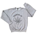 Essential AF 420 Cannabis Sweatshirt Gray Photo 0