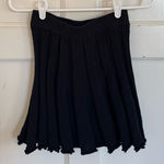 FP Beach Free People  black pleated sweater skirt size xs Photo 0