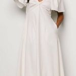 Baltic Born  Indie Back Tie Dress White Midi New Without Tags Photo 0