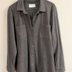 Lucky Brand  Women's Cotton Boyfriend Shirt NEW Size XXL Gray Photo 0
