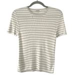 Madewell  Women's Micro-Rib Slinky Slim Fit Striped Sweater Tee S Small New Photo 1