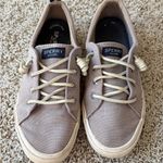 Sperry  Topsiders Women’s Size 7.5 Gray Canvas Crest Vibe Sneakers F5 Photo 0