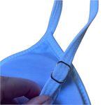 Cupshe Palm leaf green and white triangle bikini top Women’s Size Small Photo 8