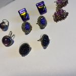 Lot Of 5 Pretty Women’s Costume Earrings Pierced Photo 11