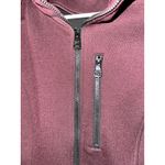 Andrew Marc Burgundy Full Zip Hooded Jacket Womens Large Coat Outdoor Photo 2