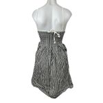 Lucca Couture Lucca Black White Striped Sleeveless Cami Camisole Mini Tank A-Line Dress Sz XS Photo 1