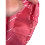 J.Crew  Women Dress Petite V Neck A-Line Midi‎ Sleeveless Striped Pink White P6 Photo 4