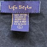 Lifestyle Women's Black Halloween Christmas Vest Reworked Size XL Photo 6