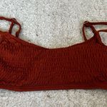 Xhilaration Rust Colored Smocked Bikini Top Photo 4
