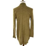 Eileen Fisher Olive Green Melange 100% Baby Alpaca Cardigan Sweater Size Medium Photo 3