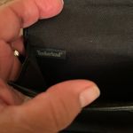 Timberland Black Leather Wallet Clutch Organizer Silver Tree Logo Women Photo 5