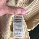 Edikted  Button-Up Romper Jumpsuit Beige Photo 4