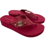 Tommy Hilfiger  Rumia red flip-flop women's sandals Size 6M Photo 0