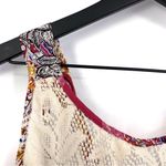 Free People INTIMATELY Count Me In Trapeze Tunic Top Pink Orange Cream M Photo 2