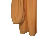 Current Air ‎ Women's Top Wide Neck Chest Smocked Boxy Fit Cantaloupe Medium NWT Photo 9