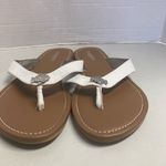 Talbots White Sandals Size 9 Fish Design Photo 7