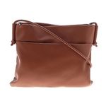 Elizabeth and James  Elegant Brown Leather Shoulder Bag Photo 0