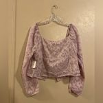 Altar'd State NWT Altar’d State Layken Lace Bow tie top size M Photo 1