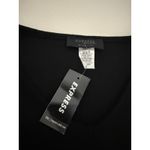 EXPRESS Vintage 2000s Vtg y2k  Black 3/4 Sleeve Fringe Crop Top S NWT Western Photo 3