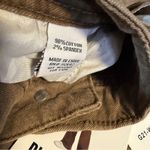 NWT Disclosure Baggy Cargo pants wide leg women's 17/33 washed brown soft denim Photo 8