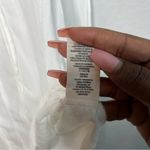 Free People Women Tunic Top Dress XS Ruffle Neck Crochet Lace White Victorian Photo 2