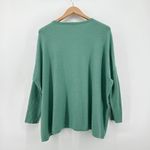 MASAI Women's Jadeite Fanacy Jumper Green Long Sleeve Relaxed Sweater Large Photo 4