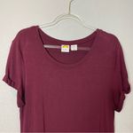 C&C California  Women's Burgundy Casual Tshirt Dress Size XL Photo 1