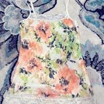 Maurice's Tank Top small Floral Lace Pink Fairy Y2k Sleeveless Lined Cami Photo 0
