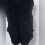 Forever 21  Women’s Casual Flowy Romper with Pockets and Macrame Accents Photo 3