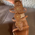 Dollhouse Brown Wedge Sandals Size 8 Photo 6