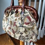Furla Veg Floral Tapestry and Leather Shoulder Bag Photo 8