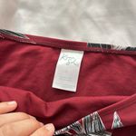 Kona Sol  Womens Large L String Bikini Bottom Floral Maroon Swim Suit Photo 1