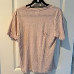 Isabel Marant ÉTOILE Metallic-logo Linen T-shirt Pale pink | Small Photo 7