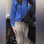 Victoria's Secret PINK gray High Waist campus jogger Sweatpants S Photo 0