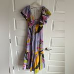 La‎ Ligne Stella Maxi Flutter Sleeve Open Back Dress Lavender Multi Small NWT Purple Photo 11