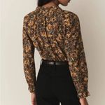 Doen Juna Top In Noir Narcissus Floral Size: S Photo 2