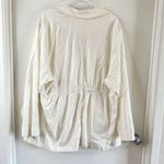 Torrid  Womens Studio Linen Blazer Ivory 2 Button Plus Size Shirt 4X Photo 1