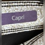 Gloria Vanderbilt  Black Cargo Capri Casual Pants Sz 4P Photo 9