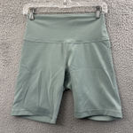 Lululemon Wunder Train Contour Fit High Rise Shorts 8" Misty Glade Biker Women 8 Photo 0