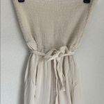 American Eagle  Outfitters Cream Jumpsuit with Chic Design Photo 2