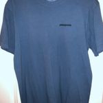 Patagonia Dark Blue Logo T-Shirt Photo 0