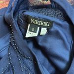 NIKIBIKI NAVY BEADED DETAIL BUSINESS WORK DRESS Photo 4