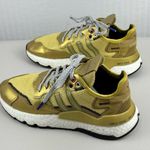 Adidas  Original Women’s Nite Jogger Sneaker Gold Athletic Trainers Size 7.5 Photo 3