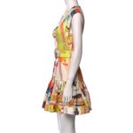Zimmermann NWOT  Multicolor Fluted Mini Dress Photo 5