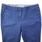 Boden Ankle Pants Womens Cropped Chinos Casual Work Trousers Size 8 Petite Blue Photo 2