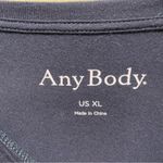 AnyBody Ribbed Velour Cozy Knit Pullover Navy Blue Women's Size XL Photo 7