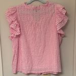 Davi & Dani  Pink Ruffle Blouse Photo 3